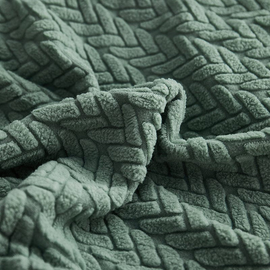Sofa Cushion Cover – Corduroy Knit – Sage Mist