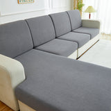 Sofa Cushion Cover – Corduroy Knit Sectional – Pearl Grey