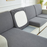 Sofa Cushion Cover – Corduroy Knit Sectional – Pearl Grey