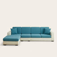 Sofa Cushion Cover – Corduroy Knit Sectional – Teal