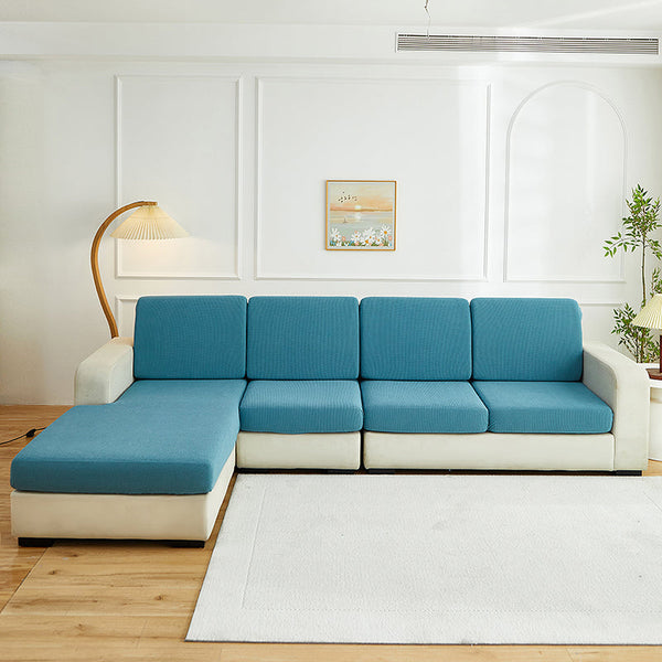 Sofa Cushion Cover – Corduroy Knit Sectional – Teal