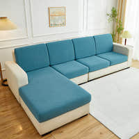 Sofa Cushion Cover – Corduroy Knit Sectional – Teal
