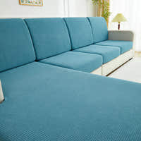 Sofa Cushion Cover – Corduroy Knit Sectional – Teal