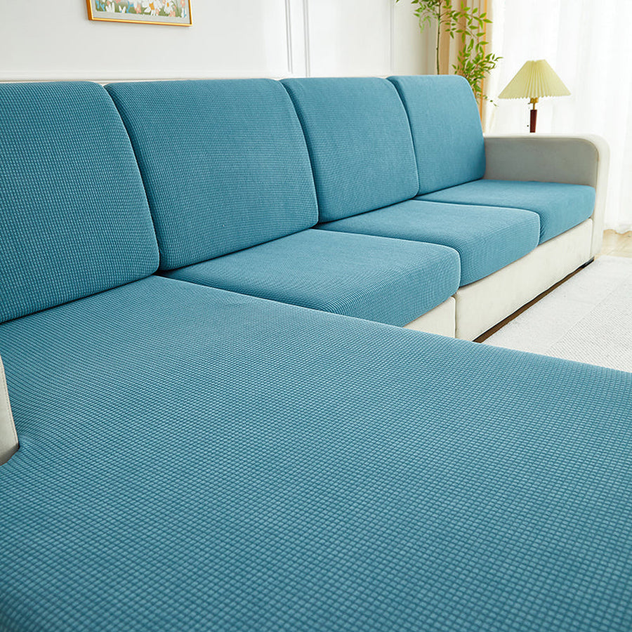 Sofa Cushion Cover – Corduroy Knit Sectional – Teal