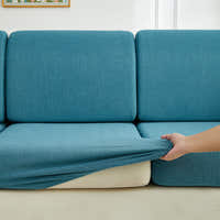 Sofa Cushion Cover – Corduroy Knit Sectional – Teal
