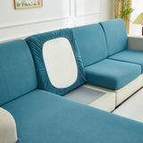 Sofa Cushion Cover – Corduroy Knit Sectional – Teal