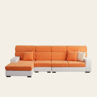 Sofa Cushion Cover – Corduroy Knit – Terracotta