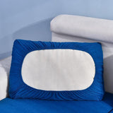 Sofa Cushion Cover – Plain Stretch Sectional – Stormy Blue