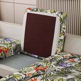 Sofa Cushion Cover – Tropical Jungle Print – Sage Mist