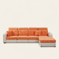 Sofa Cushion Cover – Embossed Floral – Terracotta