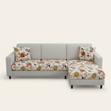 Sofa Cushion Cover – Floral Bouquet – Ivory Cream