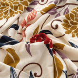 Sofa Cushion Cover – Floral Bouquet – Ivory Cream