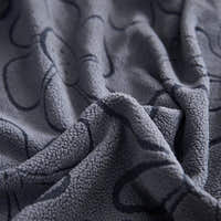 Sofa Cushion Cover – Floral Jacquard – Charcoal