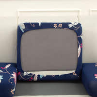 Sofa Cushion Cover – Floral Print – Midnight Navy