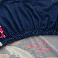 Sofa Cushion Cover – Floral Print – Midnight Navy