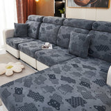 Sofa Cushion Cover – Geometric – Charcoal