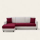 Sofa Cushion Cover – Jacquard – Bordeaux
