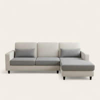 Sofa Cushion Cover – Jacquard – Pearl Grey