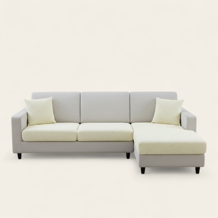 Sofa Cushion Cover – Jacquard – Pearl White