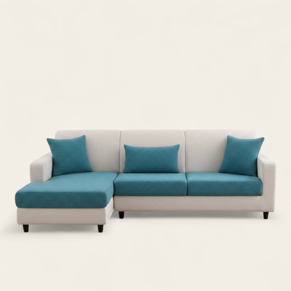 Sofa Cushion Cover – Jacquard – Sky Mist