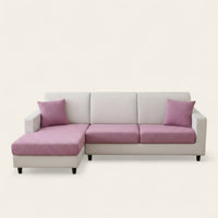 Sofa Cushion Cover – Jacquard – Soft Blush