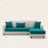 Sofa Cushion Cover – Jacquard – Teal