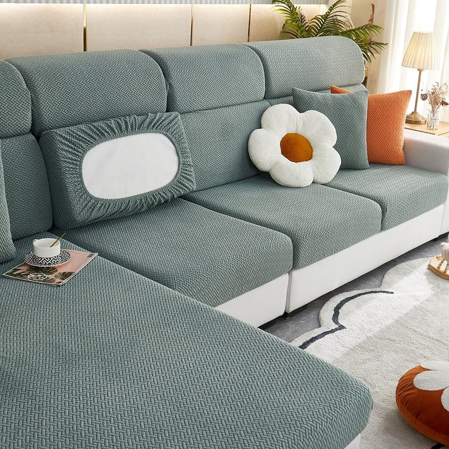 Sofa Cushion Cover – Knit – Sage Mist