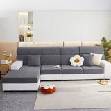 Sofa Cushion Cover – Leather Look – Charcoal