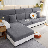 Sofa Cushion Cover – Leather Look – Charcoal