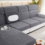 Sofa Cushion Cover – Leather Look – Charcoal