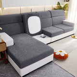 Sofa Cushion Cover – Leather Look – Charcoal