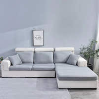 Sofa Cushion Cover – Plain Stretch – Pearl Grey