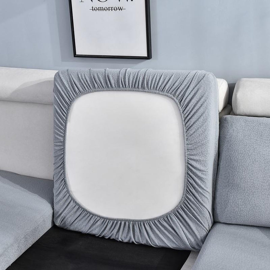 Sofa Cushion Cover – Plain Stretch – Pearl Grey