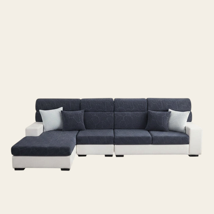 Sofa Cushion Cover – Mélange Knit – Midnight Navy