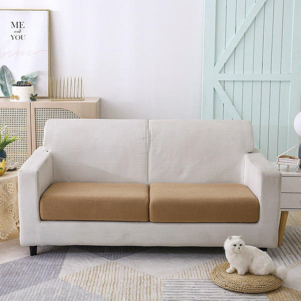 Sofa Cushion Cover – Jacquard – Caramel