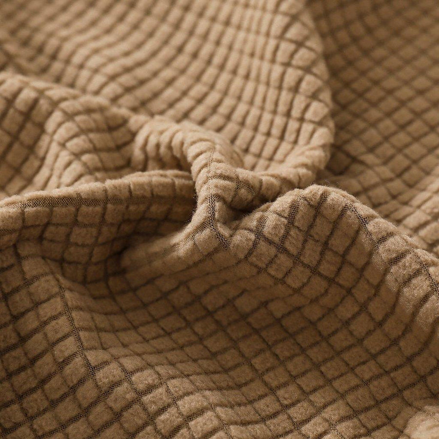 Sofa Cushion Cover – Jacquard – Caramel