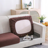 Sofa Cushion Cover – Jacquard – Espresso