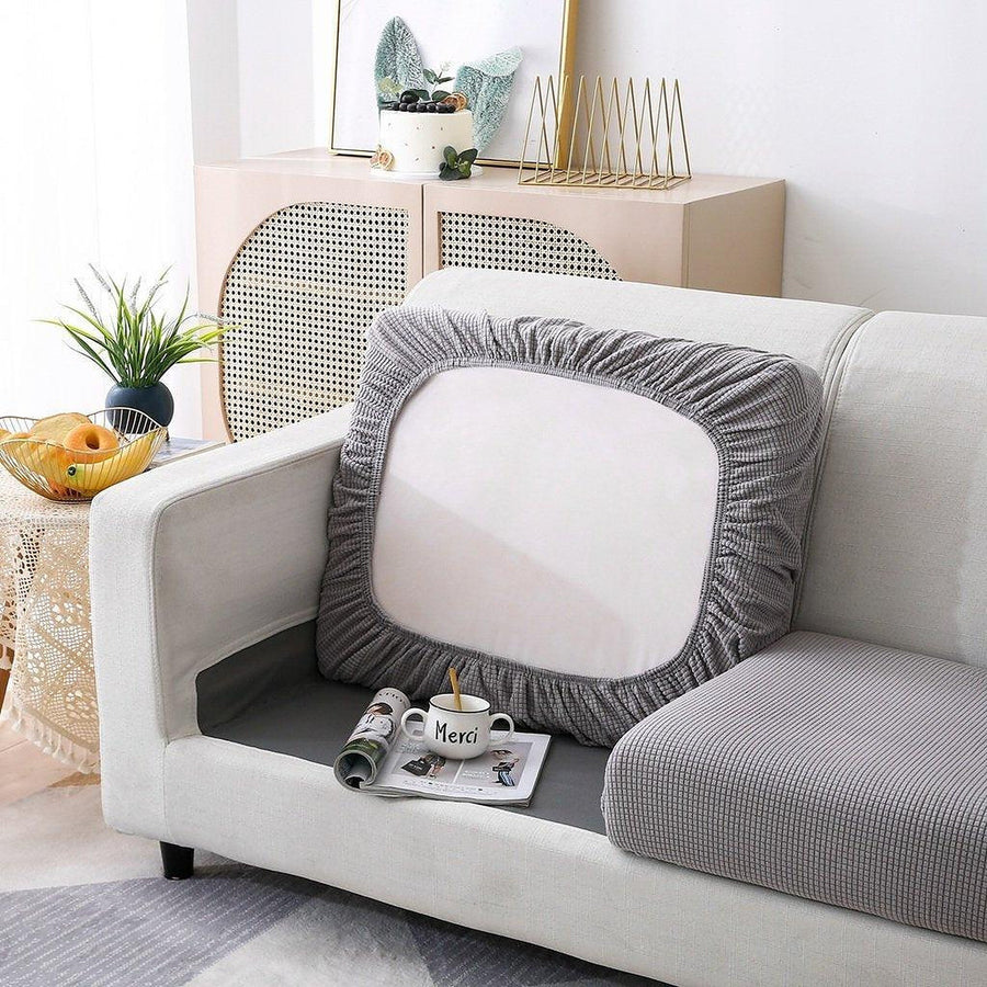 Sofa Cushion Cover – Jacquard – Pearl Grey
