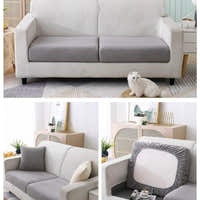 Sofa Cushion Cover – Jacquard – Pearl Grey