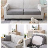Sofa Cushion Cover – Jacquard – Pearl Grey