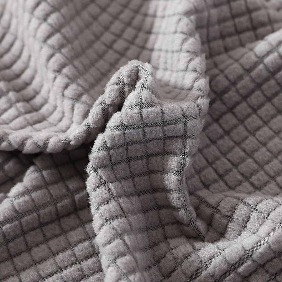 Sofa Cushion Cover – Jacquard – Pearl Grey