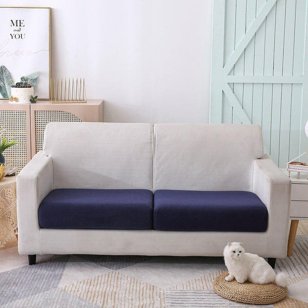 Sofa Cushion Cover – Jacquard – Midnight Navy