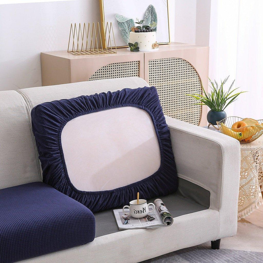 Sofa Cushion Cover – Jacquard – Midnight Navy