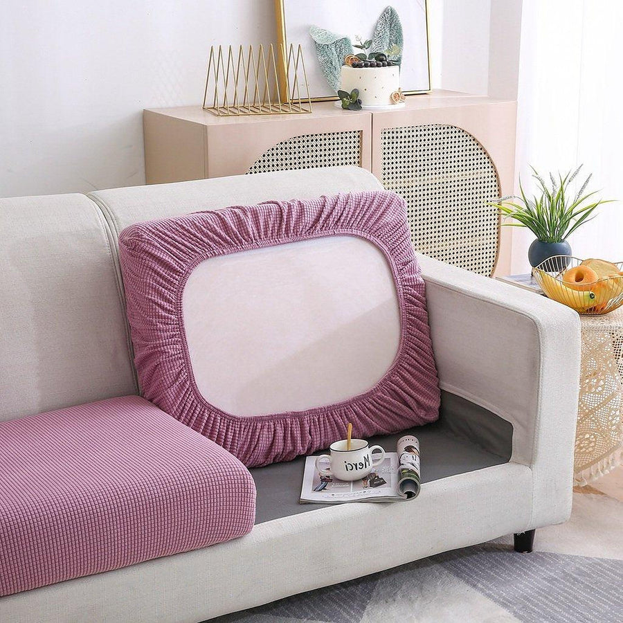 Sofa Cushion Cover – Jacquard – Soft Blush