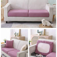 Sofa Cushion Cover – Jacquard – Soft Blush