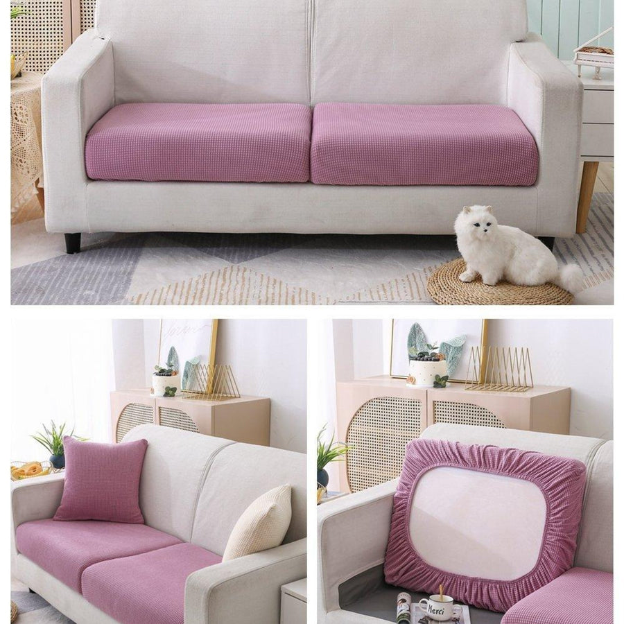 Sofa Cushion Cover – Jacquard – Soft Blush