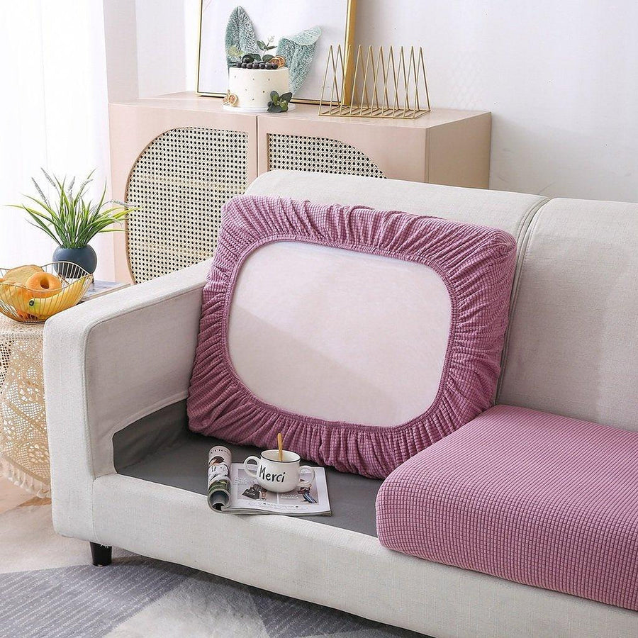 Sofa Cushion Cover – Jacquard – Soft Blush