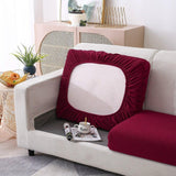 Sofa Cushion Cover – Jacquard – Bordeaux