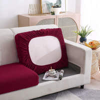 Sofa Cushion Cover – Jacquard – Bordeaux
