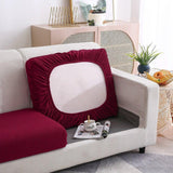 Sofa Cushion Cover – Jacquard – Bordeaux
